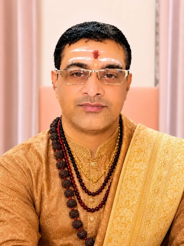पं. मुकेश बोहरा - मुख्य पीठाधीश्वर व वेदाचार्य पं. मुकेश बोहरा - मुख्य पीठाधीश्वर व वेदाचार्य